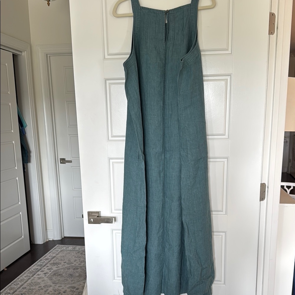 NWT J Jill Pure Jill Linen Sleeveless Maxi Dress - Picture 2 of 5